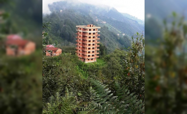 Sürmene’de doğayı katlettlier! Şimdi apartman dikiyorlar...