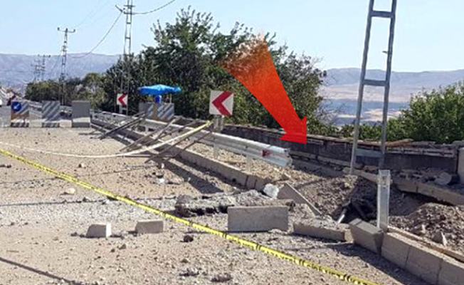 Tunceli'de kontrol noktasına tuzaklanan 200 kilo patlayıcı imha edildi