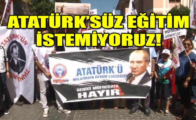 Eğitim-İş, İl Milli Eğtim Müdürlüğü önünde eylem yaptı!