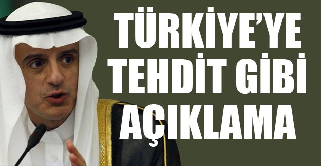 Suudi Arabistan'dan Türkiye'ye tehdit gibi açıklama