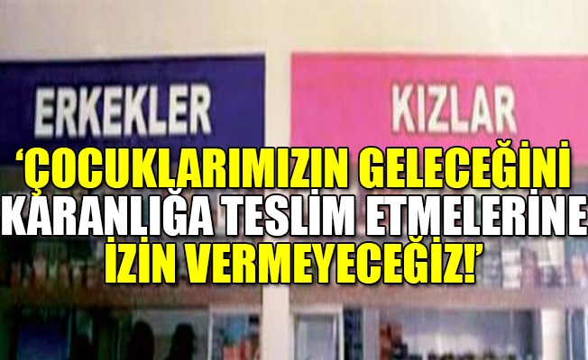 Okul kantininde kız-erkek ayrımı