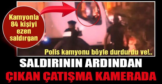 Katliam kamyonunun durdurulma anı