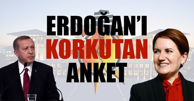 Erdoğan'ı korkutan anket!