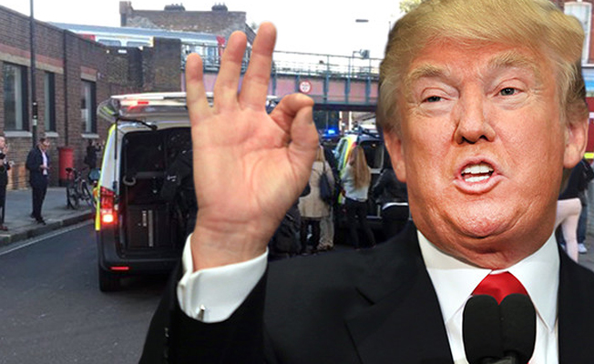 Trump'ın bombalı saldırıyla ilgili sözlerine İngiltereden yanıt: Spekülasyon yapma!