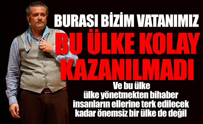 Levent Üzümcü’den gençlere çağrı: Türkiye’den gitmeyin