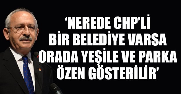 Yeşil alanlar için referandum önerisi