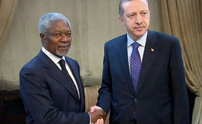Erdoğan, Annan'la görüştü