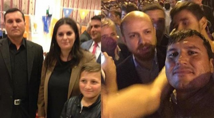 Cenaze saldırganı, Bilal Erdoğan ve Bakan Sarıeroğlu ile de fotoğraf çektirmiş!