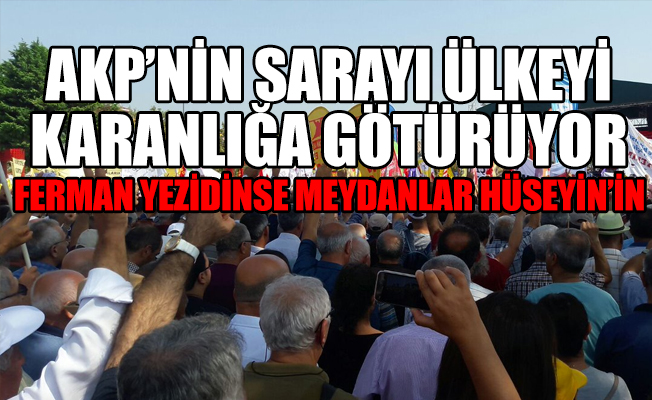 Binlerce yurttaş, laik ve bilimsel eğitim için Kartal'da buluştu