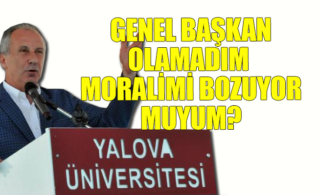 Muharrem İnce rektöre takıldı