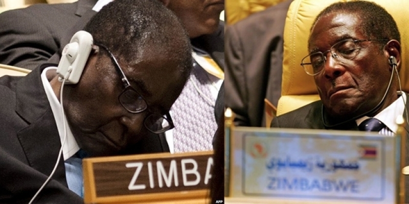 Zimbabwe heyeti, Trump'ın BM konuşmasında uyudu!