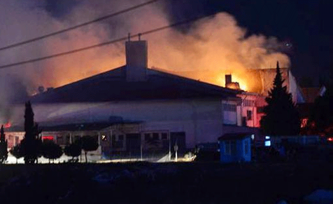 Çanakkale'de cezaevinde yangın