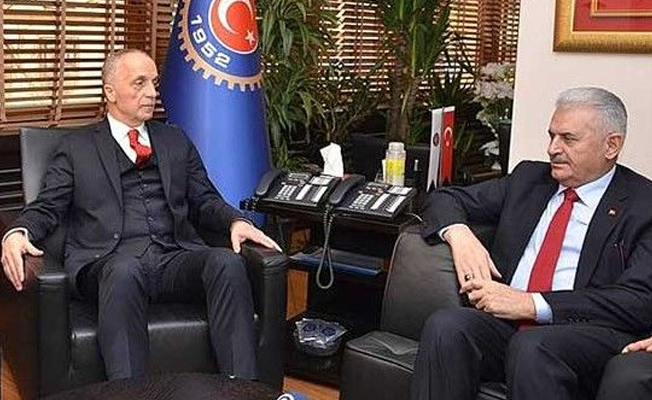 Binali Yıldırım'dan Türk İş'e 'taşeron' ziyareti
