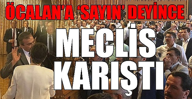 Meclis'te 'Sayın Öcalan' gerginliği