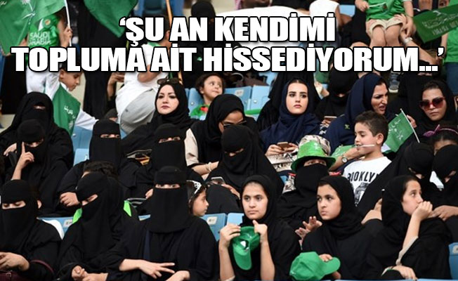 Kadınlar 'ilk defa' stada alındı!