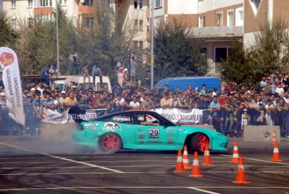 Kastamonu'da drift gösterisi