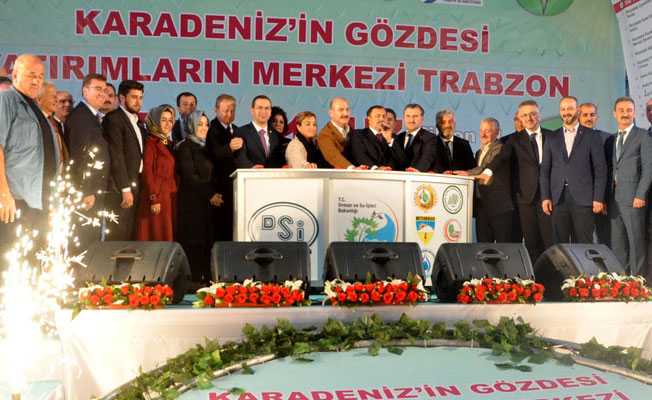 Trabzon'da 25 tesisin temeli atıldı