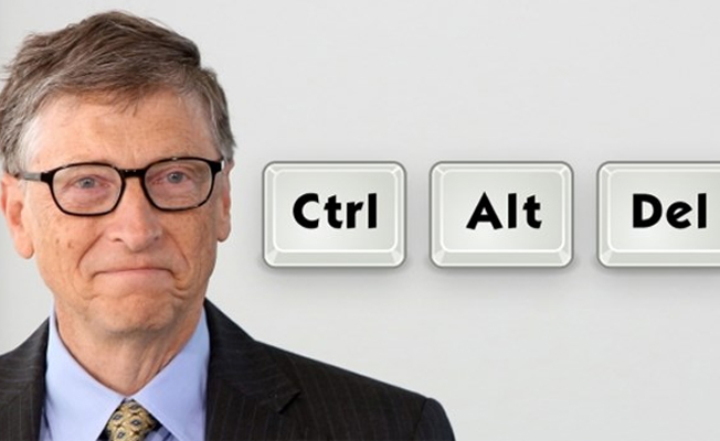 Bill Gates'ten 'Ctrl+Alt+Del' itirafı