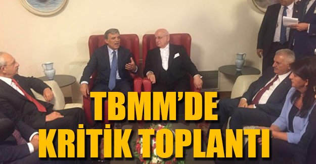 TBMM'de kritik toplantı
