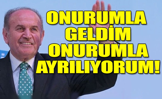 Topbaş'dan flaş istifa açıklaması!