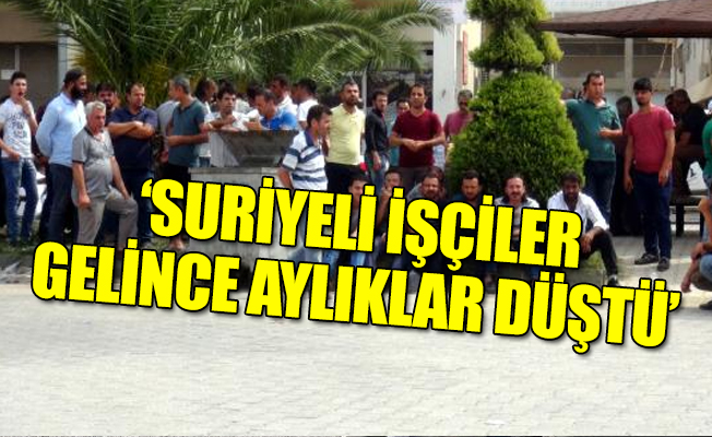 Hatay'da ayakkabı işçileri iş bıraktı