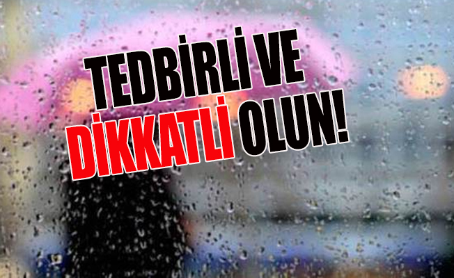 Meteorolojiden İstanbul için yağış uyarısı!