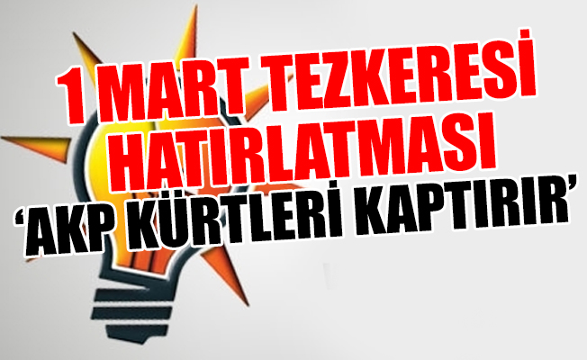 AKP'nin derdi Kürt oyları