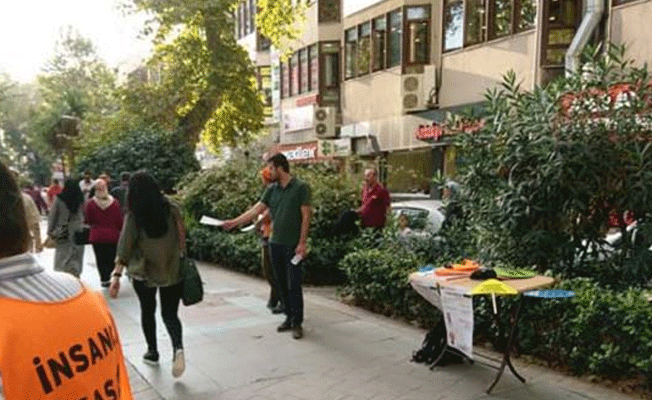 'Bilimsel ve laik eğitim istiyoruz' bildirisi dağıtanlara gözaltı!