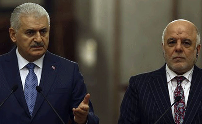 Binali Yıldırım, Irak Başbakanı İbadi ile görüştü!