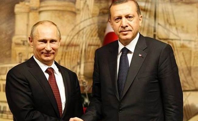 Erdoğan, Putin'i karşıladı