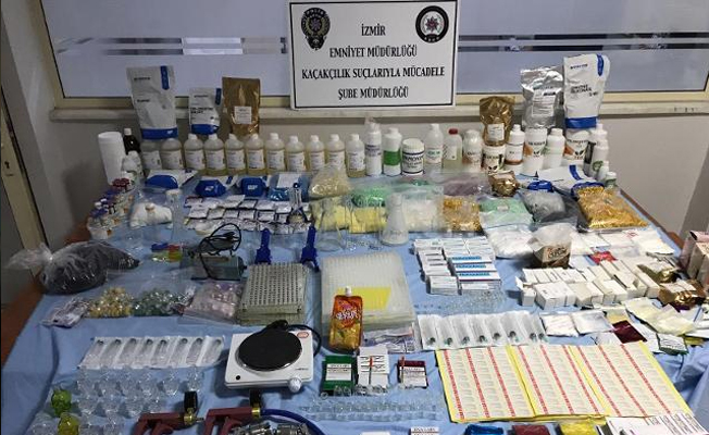 Vücut geliştirme sporcusuna sahte ilaç imalatından gözaltı