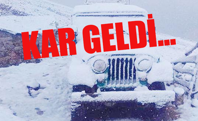 Dört kente kar sürprizi!