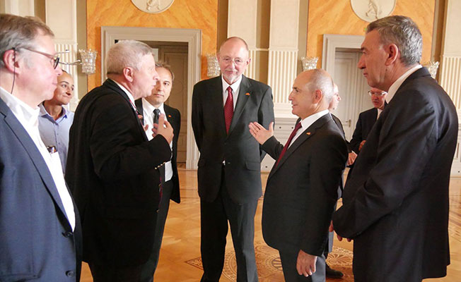 Başkan Akgün’e Almanya’dan anlamlı ziyaret