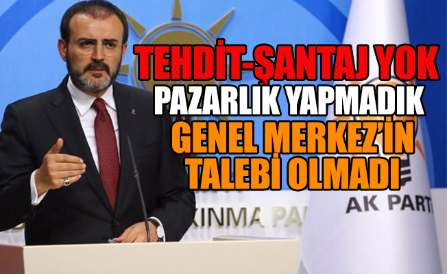 AKP'li Ünal'dan 'istifa' açıklaması: Sorun yaşamak istemiyoruz, tahammülümüz yok