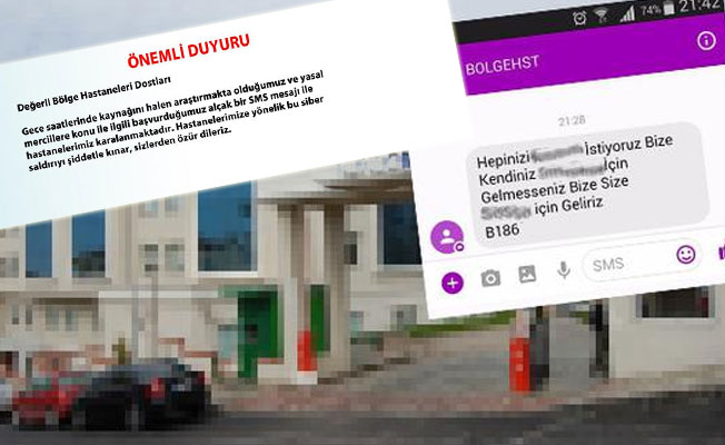 Hastalar neye uğradığını şaşırdı: Hastane küfürlü mesaj attı!