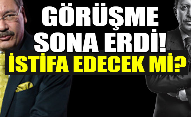 Erdoğan ve İ. Melih Gökçek görüşmesi sona erdi!