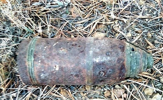 Kars'ta patlamamış top mermisi bulundu