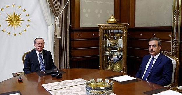 Cumhurbaşkanı Erdoğan, Hakan Fidan ile görüştü