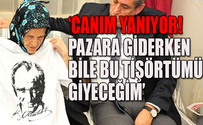 79 yaşındaki Pakize nine Atatürk'e hakaret edenlere meydan okudu!