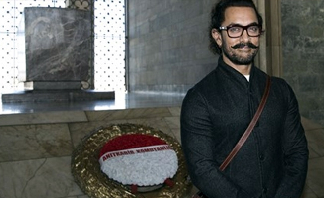Aamir Khan Anıtkabir'i ziyaret etti: Ondan öğrenecek çok şeyimiz var
