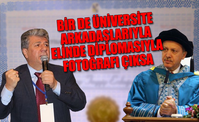 Balbay'dan Erdoğan'a 'diploma' göndermesi