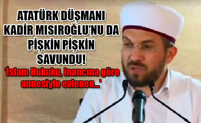 İlahiyatçı Şenocak ensest ilişkiyi savundu!