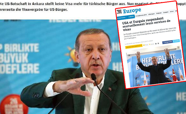 Türkiye-ABD vize krizi dünya basınında