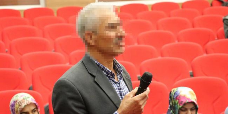 Vali'ye 'Oğlumu tutuklayın' dedi.