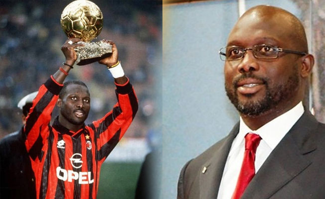 Milanlı eski futbolcu George Weah devlet başkanı seçildi!