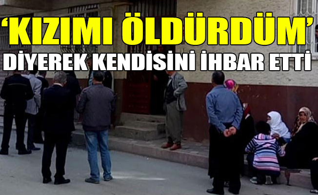 Tartıştığı kızını, boğazını keserek öldürdü!