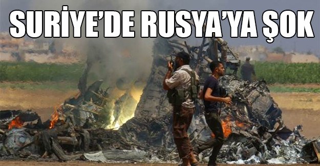 Suriye'de Rusya'ya ait Mİ-8 helikopteri düşürüldü: Beş ölü