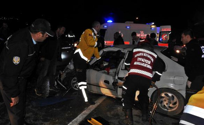 Sapanca'da kaza: 1 ölü, 6 yaralı
