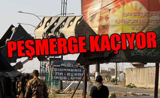 Kürtler, Kerkük'te 24 saatte bozguna uğradılar, kaçıyorlar