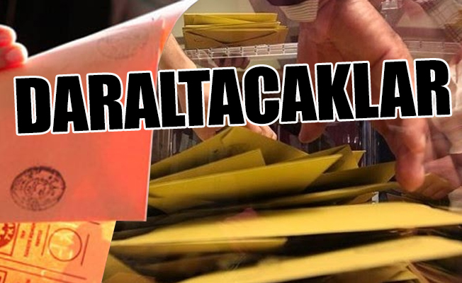 AKP, seçim sistemini de 'sil baştan' değiştiriyor!